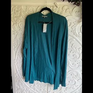 Retro-ology Green Light Weight Knit Cardi NWT XL